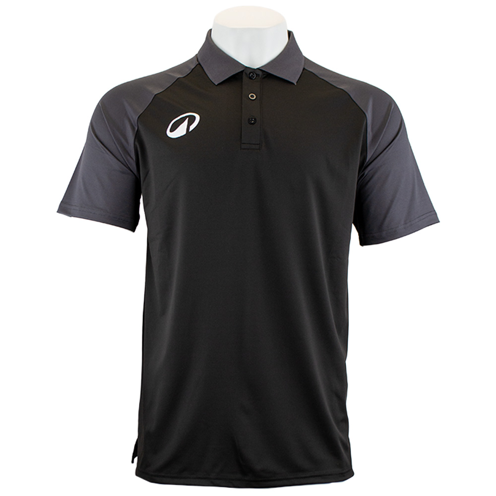 Elite Polo Shirt - Black/Charcoal